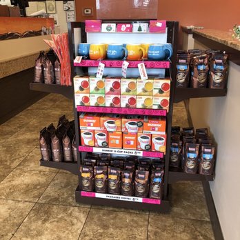 Dunkin' -  a display of different flavors of coffee - Coffee & Tea Near Me - Rex, Georgia