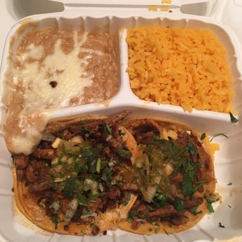 Taqueria La Perla - Al pastor tacos with rice and beans - Mexican Near Me - Pacifica, California Taqueria La Perla - Al pastor tacos with rice and beans - Mexican Near Me - Pacifica, California