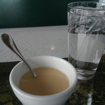 Bua Thai Restaurant - A complimentary bowl of mystery soup... - Thai Near Me - Aurora, Colorado