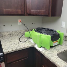 Due to leak upstairs Due to leak upstairs