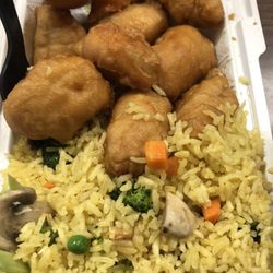 King Buffet - Sweet and sour chicken