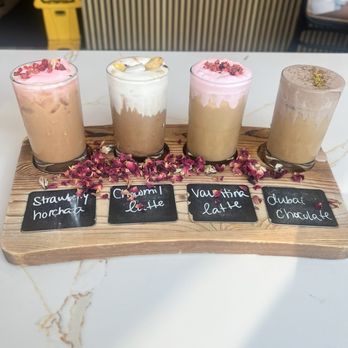 The Stockyard Coffeehouse - Latte flight - Coffee & Tea Near Me - Chicago, Illinois