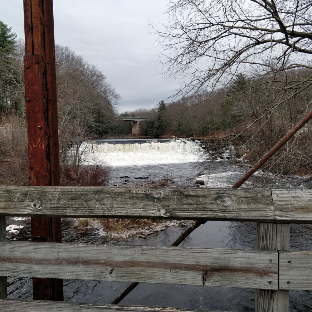 Moosup Valley State Park Trail - Nice view from a bridge just off the trail - Parks Near Me - Plainfield, Connecticut