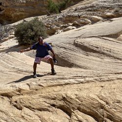 Hog Canyon Trail - My hubby