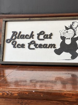 Black Cat Ice Cream by null