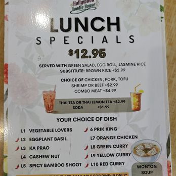 Hollywood Noodle House - Thai Near Me - Arcadia, California Hollywood Noodle House - Thai Near Me - Arcadia, California