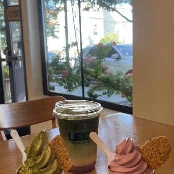 Leev Matcha Atelier - Matcha & Ube Soft Serve with Ube Matcha - Desserts Near Me - Las Vegas, Nevada Leev Matcha Atelier - Matcha & Ube Soft Serve with Ube Matcha - Desserts Near Me - Las Vegas, Nevada