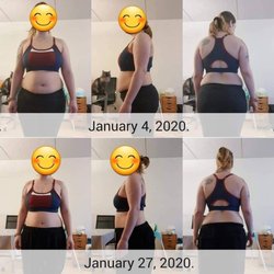 Beyond Fitness Personal Training - 3 week progress from online coaching. At-home workouts only.