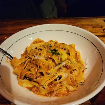 Coppa Enoteca - Tagliatelle with bolognese - Italian Near Me - Boston, Massachusetts