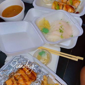 Blue Fin Sushi & Roll - Salmon combo - Japanese Near Me - Las Vegas, Nevada
