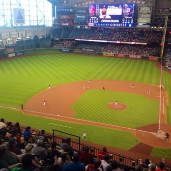 Daikin Park - Section 415, Row 1. Not a terrible view from the cheap seats! - Stadiums & Arenas Near Me - Houston, Texas Daikin Park - Section 415, Row 1. Not a terrible view from the cheap seats! - Stadiums & Arenas Near Me - Houston, Texas