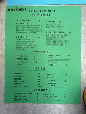 Menu photo 1 The Wild Chive Long Beach, CA