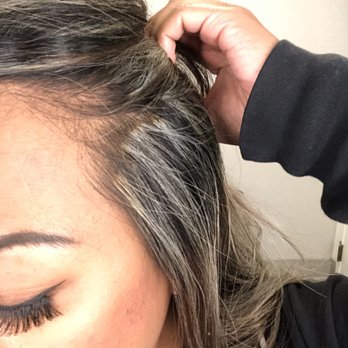 Maggie’s Beauty Max - Grey toned babylights from the other salon - Hair Salons Near Me - Milpitas, California Maggie’s Beauty Max - Grey toned babylights from the other salon - Hair Salons Near Me - Milpitas, California