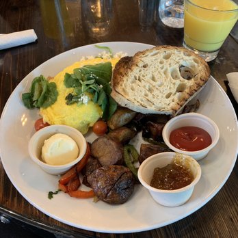 Farmer's Table - Veggie Omelet, potatoes, sour dough bread, orange juice - New American Near Me - La Mesa, California Farmer's Table - Veggie Omelet, potatoes, sour dough bread, orange juice - New American Near Me - La Mesa, California