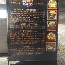 Bacon Me Krazy - Menu