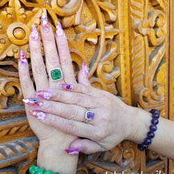 Nails design for Prom or Bday