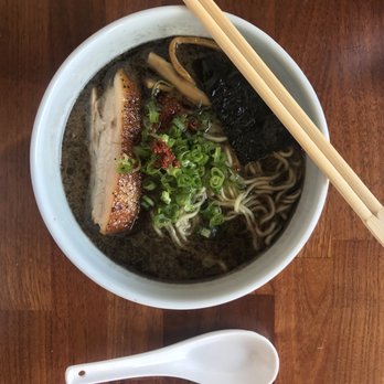 Menya le Nood - Mild Kakuni Ramen w/Black Tonkatsu - Ramen Near Me - Honolulu, Hawaii Menya le Nood - Mild Kakuni Ramen w/Black Tonkatsu - Ramen Near Me - Honolulu, Hawaii