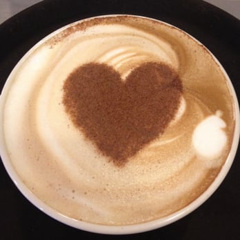 Cafe Bench - Heart in the Cappuccino! - Cafes Near Me - Flushing, New York