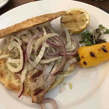 Criollo Restaurant - Open face Open Faced Gulf Fish Sandwich - New American Near Me - New Orleans, Louisiana Criollo Restaurant - Open face Open Faced Gulf Fish Sandwich - New American Near Me - New Orleans, Louisiana