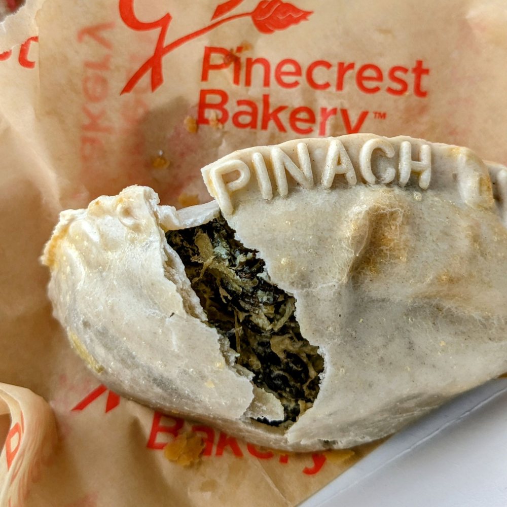 Spinach empanada Spinach empanada