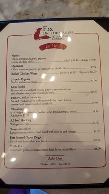 Menu photo 3 Fox On The Green Portland, CT Menu photo 3 Fox On The Green Portland, CT