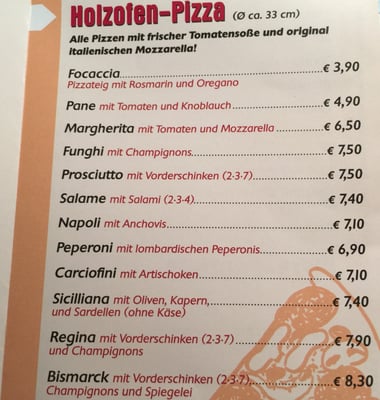 Menu photo 5 L'Angolo Della Pizza Munich, BY Menu photo 5 L'Angolo Della Pizza Munich, BY