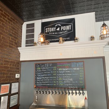 Stony Point Brewing Co. - inside and the beer list - Brewpubs Near Me - West Haverstraw, New York Stony Point Brewing Co. - inside and the beer list - Brewpubs Near Me - West Haverstraw, New York