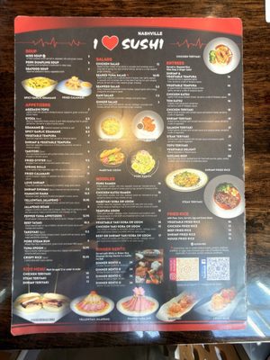 Menu photo 1 I Love Sushi Nashville, TN Menu photo 1 I Love Sushi Nashville, TN