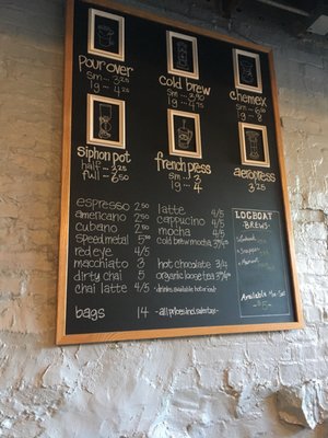 Menu photo 6 Fretboard Coffee Columbia, MO