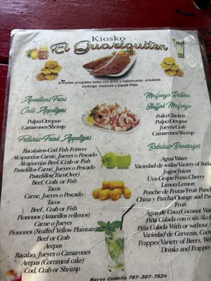 Menu photo 3 Kiosco el Guariquiten Carolina, PR Menu photo 3 Kiosco el Guariquiten Carolina, PR