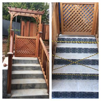 Blue Bison Builders - Concrete Stairs, tile, handrails, gate & trellis - Drywall Installation & Repair Near Me - San Francisco, California