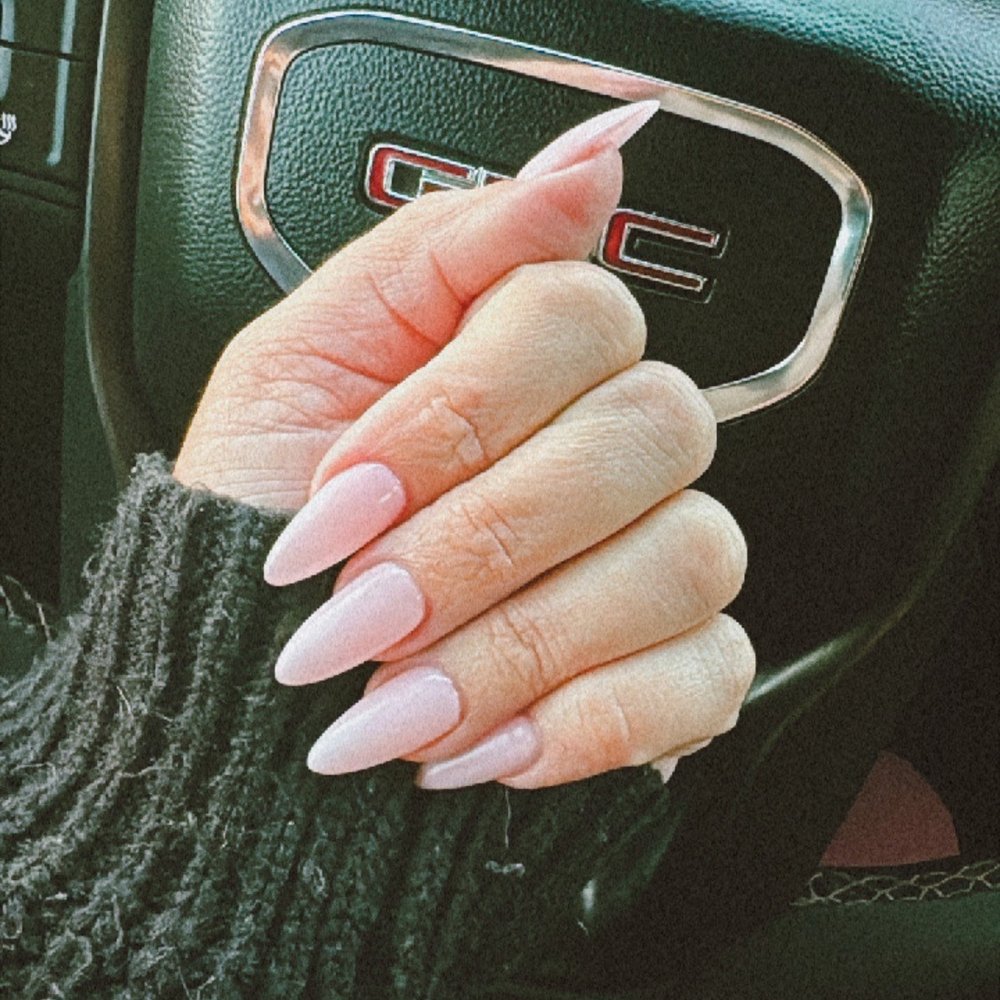 Daily Glam Nails - Gel X short stiletto - Nail Salons Near Me - Alameda, California