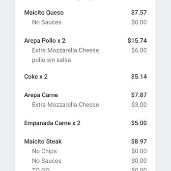 Los Perros - Receipt - Hot Dogs Near Me - Miami, Florida