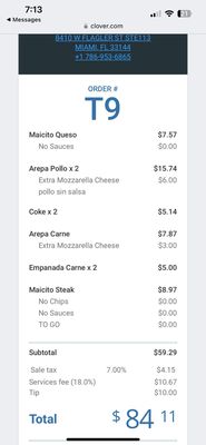 Menu photo 1 Los Perros Miami, FL