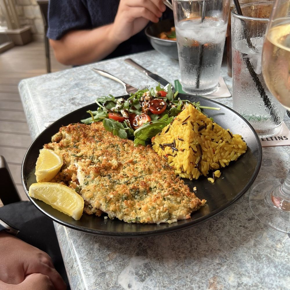 Parmesan crusted whitefish Parmesan crusted whitefish