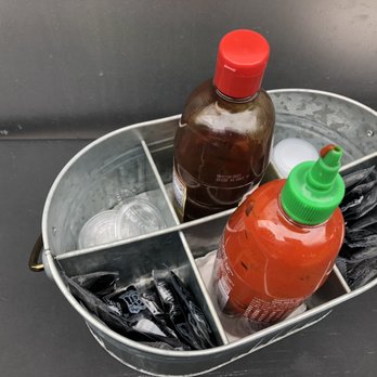 The Hibachi Roadhouse - a container of condiments - Food Trucks Near Me - Jacksonville, Florida The Hibachi Roadhouse - a container of condiments - Food Trucks Near Me - Jacksonville, Florida