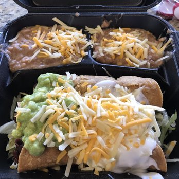 Los Tacos - Rolled beef tacos with all beans. - Mexican Near Me - Temecula, California