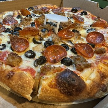 2 Brother's Pizza - Small pie with cupperoni, sausage, olives, and mushrooms. - Pizza Near Me - Riverside, California 2 Brother's Pizza - Small pie with cupperoni, sausage, olives, and mushrooms. - Pizza Near Me - Riverside, California