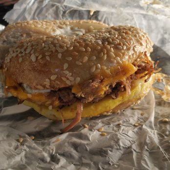 Bruegger's Bagels - Smokehouse Brisket Sandwich - Bagels Near Me - Glastonbury, Connecticut Bruegger's Bagels - Smokehouse Brisket Sandwich - Bagels Near Me - Glastonbury, Connecticut