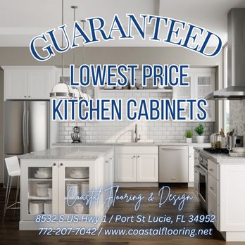 Coastal Flooring - Come in and choose from several styles and colors for your Kitchen or vanity cabinets, and meet with one of our Design Team Members. - Flooring Near Me - Port Saint Lucie, Florida Coastal Flooring - Come in and choose from several styles and colors for your Kitchen or vanity cabinets, and meet with one of our Design Team Members. - Flooring Near Me - Port Saint Lucie, Florida