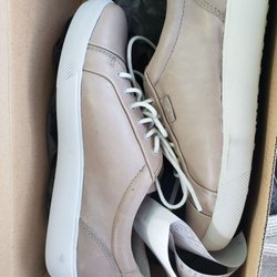 Foot Solutions Toledo - Got these for half off. Can wear socks with these work shoes. Leather Kolgs.
