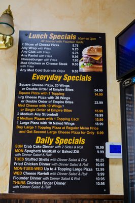 Menu photo 2 Pizza Empire Federalsburg, MD