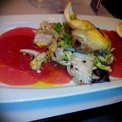 Hippopotamus - Carpaccio de boeuf et toasts de chèvre chaud !