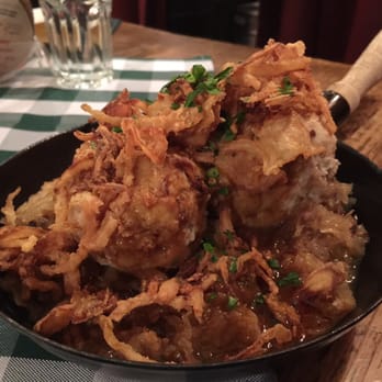 Gasthaus Zur Eisernen Zeit - Beacon dumpling with sauerkraut - Austrian Near Me - Vienna, 9