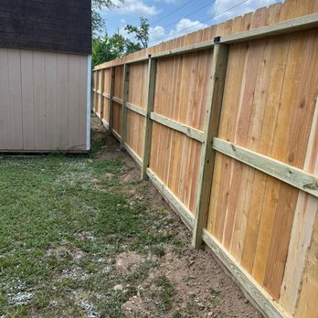 Ranch Off Fencing - Backyard fence replacement just beautiful - Fences & Gates Near Me