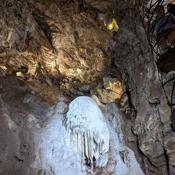 Moaning Caverns Adventure Park - Stalagmite that looks like a storm trooper, jellyfish, gorilla, or whatever you see really... - Amusement Parks Near Me - Vallecito, California Moaning Caverns Adventure Park - Stalagmite that looks like a storm trooper, jellyfish, gorilla, or whatever you see really... - Amusement Parks Near Me - Vallecito, California