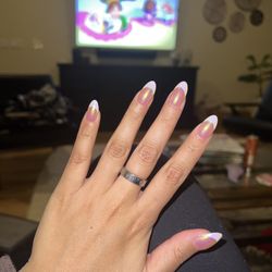 Star Nails - Favorite French nails!