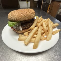 New Four Corners Pizza - Double Cheese Burger Deluxe