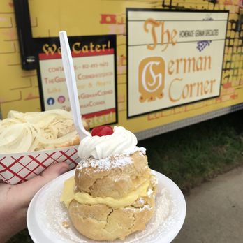 Indiana State Fairgrounds & Event Center - Bavarian cream puff and a brat - Skating Rinks Near Me - Indianapolis, Indiana