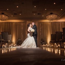 Events By Bliss LV - Ceremony ambiance with Uplighting and Chiffon Draping - Gold Coast Casino